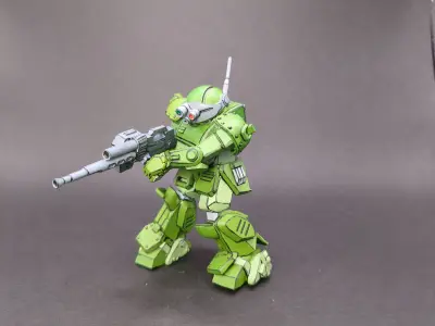 Scopedog Mecha Miniatures Bundle 3D print model