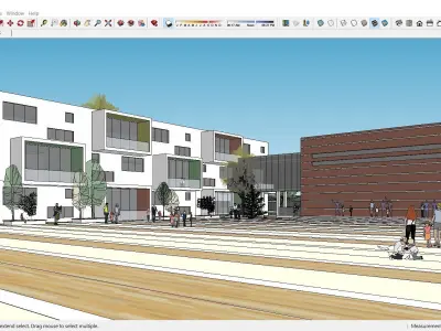 Sketchup Kindergarten B8 3D model
