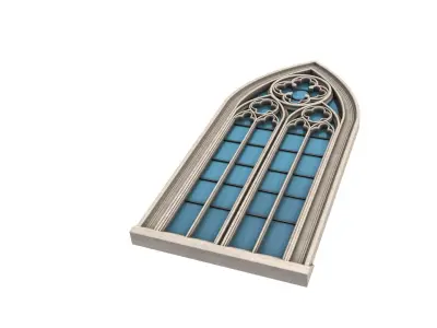Gothic Window 3D model