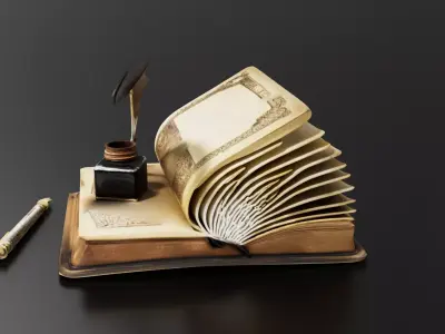 Old Book 03 3D print model