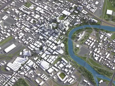 Columbus Low-poly 3D model