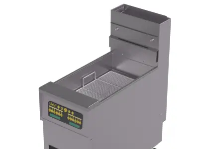 Anets Gas Deep Fryer AGP60 3D model