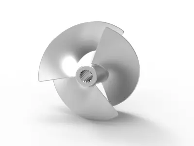 Jet ski propeller 3D print model