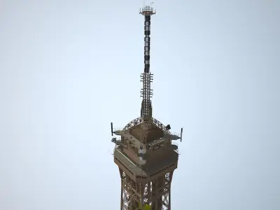 Eiffel Tower High detailed 3D model