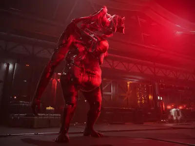 Alien Parasite3 Low-poly 3D model