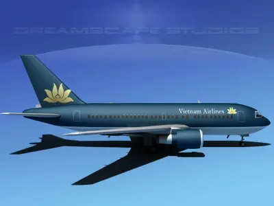 Boeing 767-200ER Vietnam 3D model
