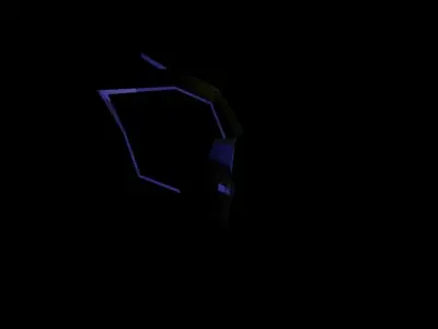 futuristic helmet 3D model