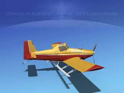 EMB-202 Crop Duster V04 3D model