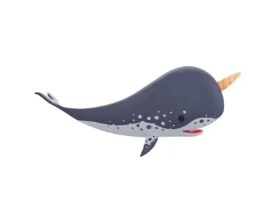 Character283 Narwhal 3D model