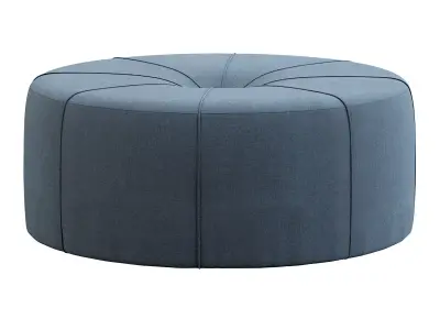 Ferris Oval Ottoman Free low-poly 3D model