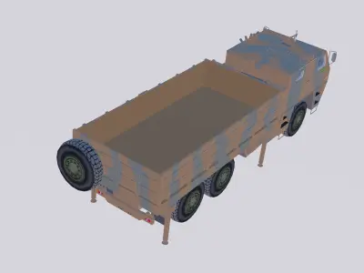 Avibras Astros II AV-RMD EB Low-poly 3D model