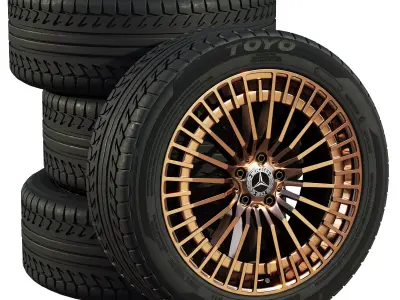 Mercedes wheels 3D model