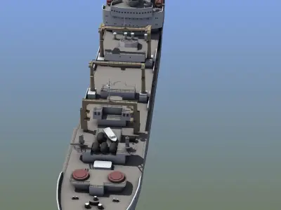 Boris Chilikin Fleet Oiler 3D model