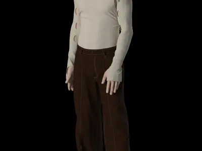 MALE OUTFIT 3D MODEL 3D model