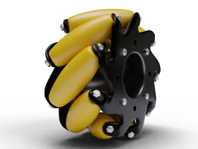 Mecanum wheel 3D model