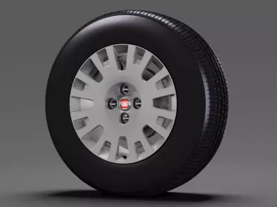 Fiat Fiorino 2wheel 2017 3D model