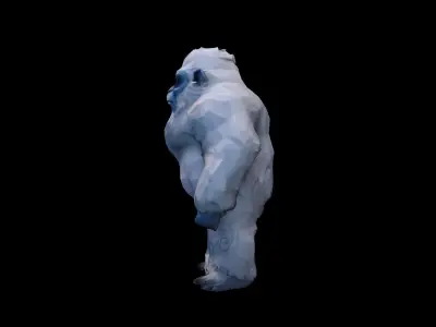  3d Model Yeti Or Abominable Snowman 3D model