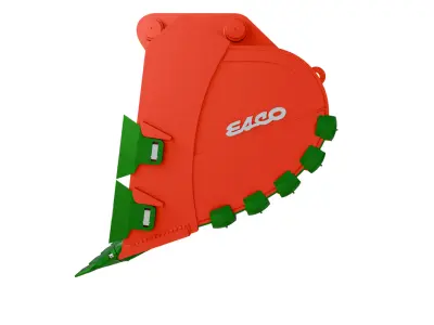 ESCO SXDP Construction Buckets for Hydraulic Excavators Low-poly 3D model