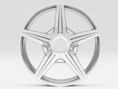 Mercedes SL550 85078MS Rim 3D model