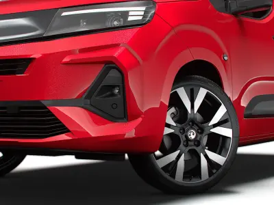 Vauxhall Combo Van SWB 2024 3D model