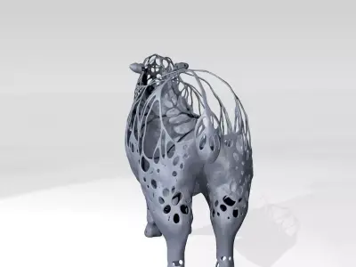 Sheep Dust Voronoi 3D model