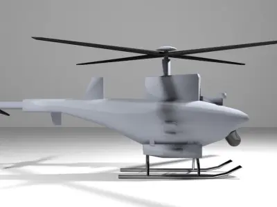 Drone - UAV Firescout 3D model