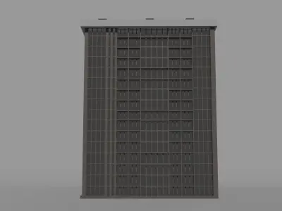 residential building Free low-poly 3D model