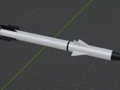Military Missile 3D model