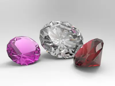 DIAMOND 3D model 4