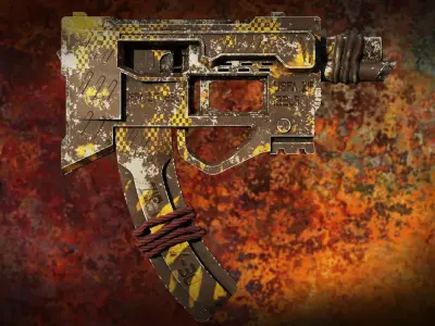 USFA ZiP 22LR Low-poly 3D model