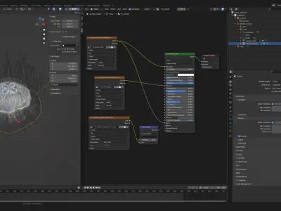 Jellyfish Aurelia Low-poly 3D model