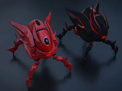 Robot Explorers 3D model