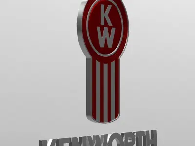 kenworth logo 3D model