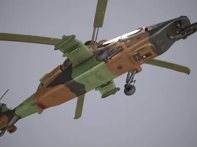 Spanish Army Helicopters Collection Low-poly 3D model