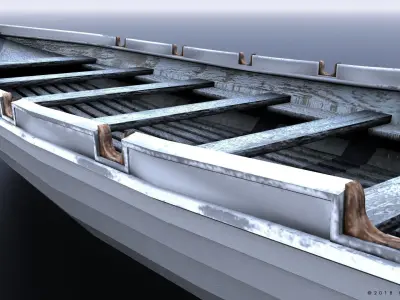 9m CUTTER Low-poly 3D model