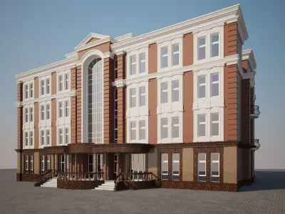 Office centre 3D model