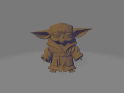 Baby Yoda Sculpture 3D print model