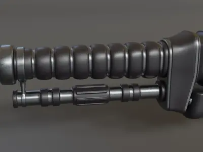 Sci-Fi Rifle 3D model