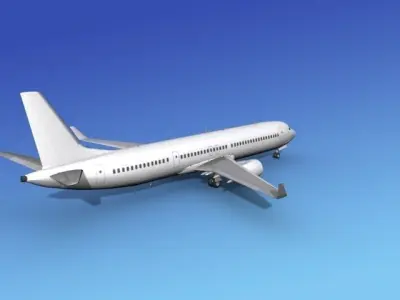 Boeing 737-900ER Unmarked 3 3D model
