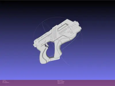 Mass Effect M6 Pistol 3D model
