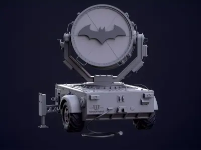 BatSignal 3D print model
