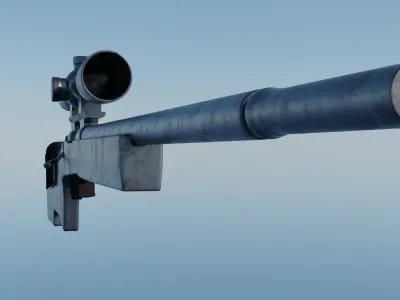 pubg mobile  gun 3D model 3D model