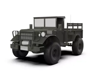 Dodge M37 Military Truck 3D model