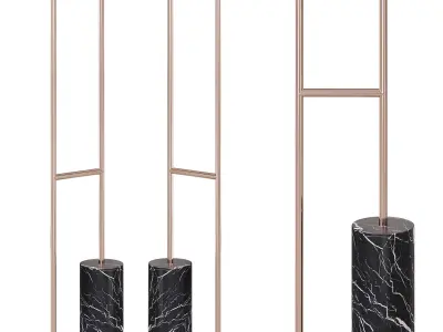 Ben coat rack p4789 by Laskasas 3D model