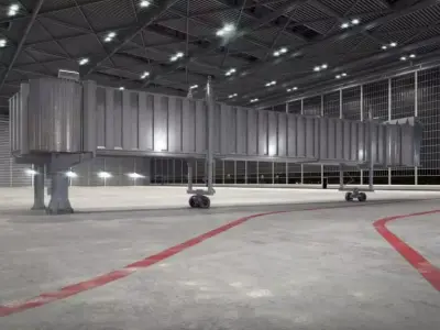 Airport Passenger Ingress Tunnel 3D model