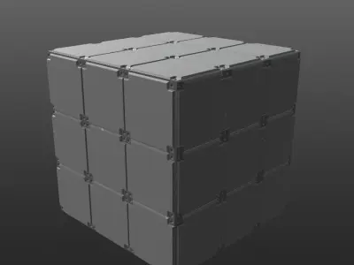 Sci-fi plating Tiles material 4K texture Texture