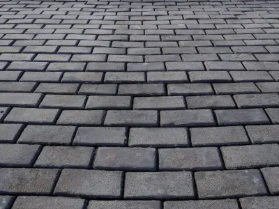 UE Paving materials part 01 Low-poly 3D model