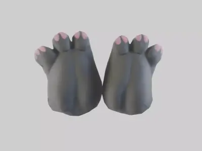 Cat Paws Model 3D model