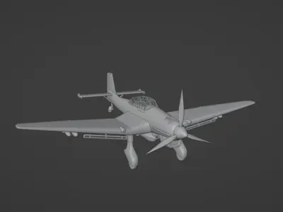 Stuka ju 87 3D model