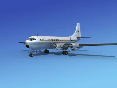 Boeing 377 Strategic Air Services 3D model